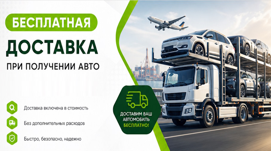 Акция! Бесплатная доставка по Бузулуке при получении авто